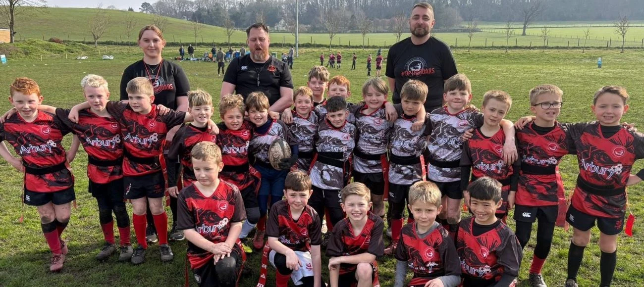 Game on! Good luck to the Bromsgrove Rugby Club Under 8s team